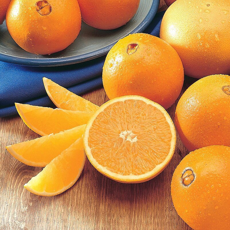Ідеальний варіант - це великий і щільний апельсин