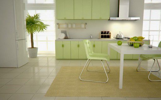 Вибираючи для декору кухні зелений колір, важливо пам'ятати одне ключове правило: чим менше приміщення, тим світліше і ніжніше повинен бути відтінок
